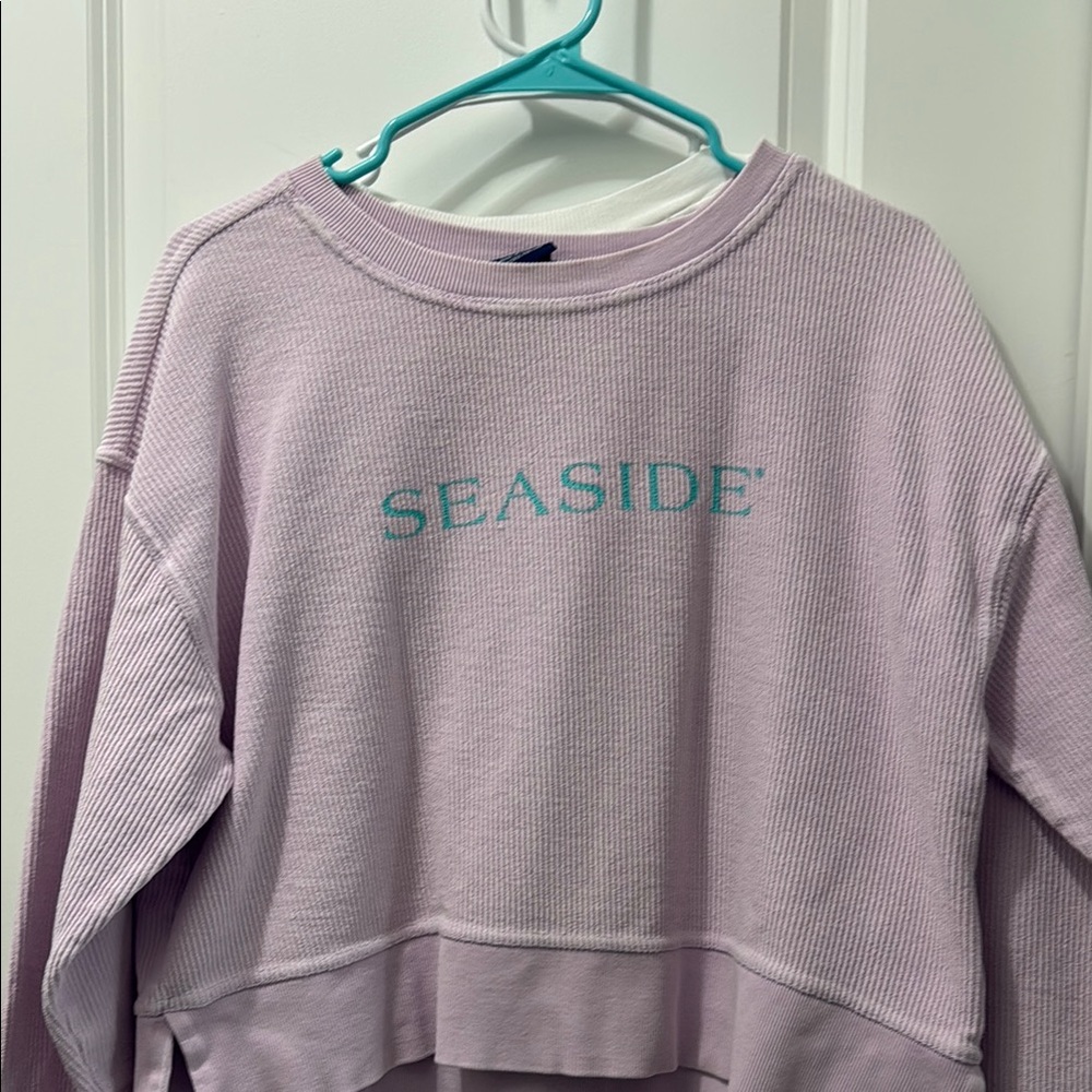 Seaside Lilac Women's Crew Neck Sweater
